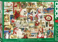 Eurographics Anciennes Cartes de Noël*Femme Noël|Collages