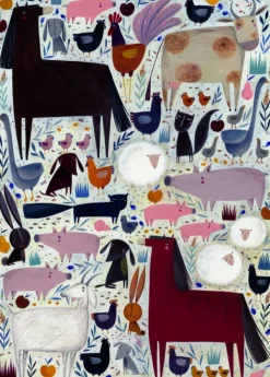 DToys Andrea Kürti - Andrea Kürti - Farm Animals* Animaux De La Ferme|Art