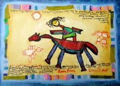 Grafika Anne Poiré & Patrick Guallino - Anne Poiré & Patrick Guallino - Précieuse Chevauchée* Chevaux|Art