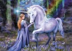 Clementoni Anne Stokes - Anne Stokes - Bois De Jacinthe Des Bois*Femme Animaux Fantastiques|De 1 500 Pièces