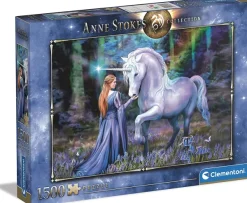 Clementoni Anne Stokes - Anne Stokes - Bois De Jacinthe Des Bois*Femme Animaux Fantastiques|De 1 500 Pièces