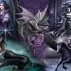 Bluebird Puzzle Anne Stokes - Anne Stokes - Gothic Dreams*Femme Hommes Et Femmes|Animaux Fantastiques