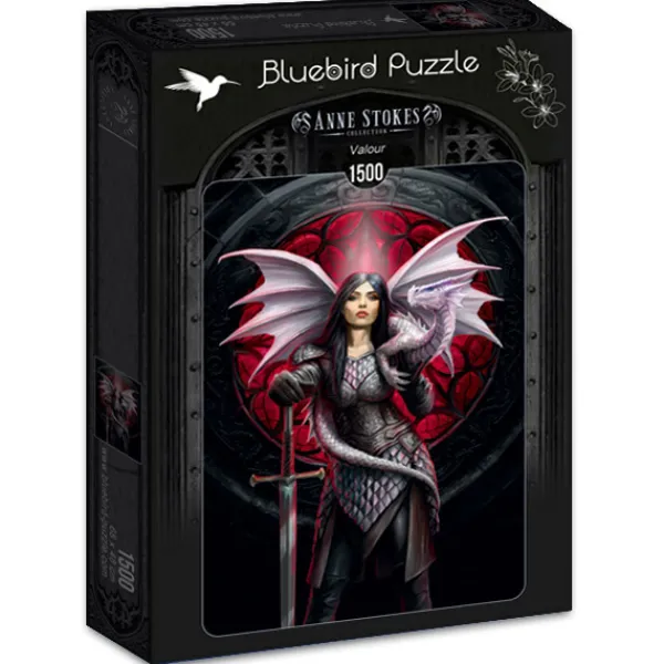 Bluebird Puzzle Anne Stokes - Anne Stokes - Valour*Femme De 1 500 Pièces|De 1 500 Pièces