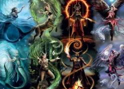 Bluebird Puzzle Anne Stokes - Anne Stokes - Elemental Magic*Femme Animaux Fantastiques|Religions Et Mysticisme