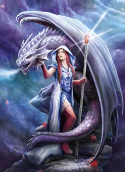 Clementoni Anne Stokes - Anne Stokes - Mage Dragon*Femme Animaux Fantastiques|Dragons