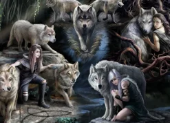Bluebird Puzzle Anne Stokes - Anne Stokes - Wolf Collage*Femme De 1 500 Pièces|De 1 500 Pièces