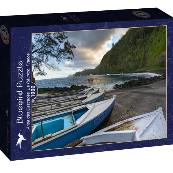 Bluebird Puzzle Anse des Cascades, La Réunion, France* Bateaux|Plages Et Îles De Rêve