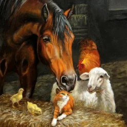 SunsOut Apprenez Les Uns Des Autres* Chevaux|Animaux De La Ferme