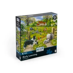 HOP - House of Puzzles Apprentissage Précoce* Animaux De La Ferme|De 1 000 Pièces