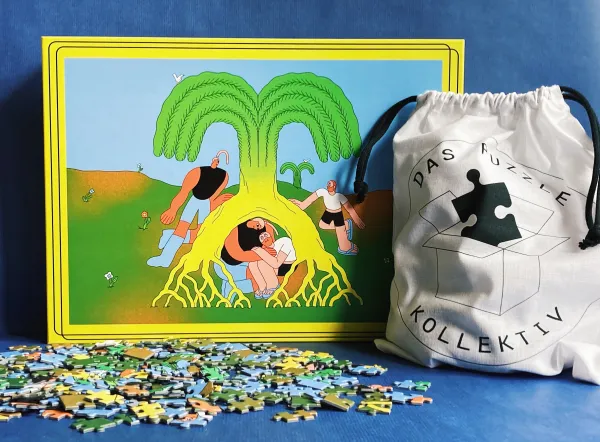 Das Puzzle Kollektiv Arbre de l'Amour*Femme Amour Et Tendresse|Art