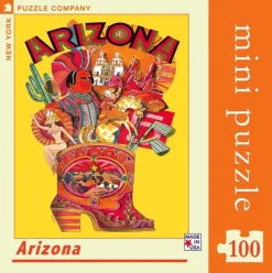 New York Puzzle Company Arizona Mini* Pièces Mini|États-Unis Et Canada