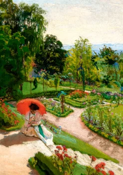 Castorland Art Collection - Parapluie Rouge, Józef Mehoffer* Forêts, Fleurs Et Jardins|Art
