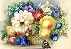 Bluebird Puzzle Autumn Bouquet* Forêts, Fleurs Et Jardins|Art