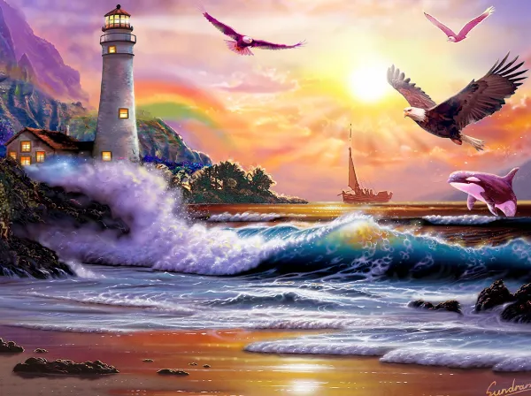 SunsOut Baie Eagle* Oiseaux|Phares Et Moulins