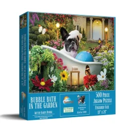 SunsOut Bain Moussant dans le Jardin* Chiens|Forêts, Fleurs Et Jardins