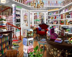 SunsOut Bigelow Illustrations - The Book Shop* Rétros Et Nostalgie|Déco Et Objets