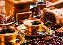 Bluebird Puzzle Black Coffee in Oriental Style* Déco Et Objets|Déco Culinaire