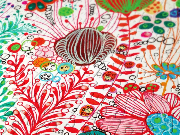 Enjoy Puzzle Blooming Wilderness* Forêts, Fleurs Et Jardins|Art