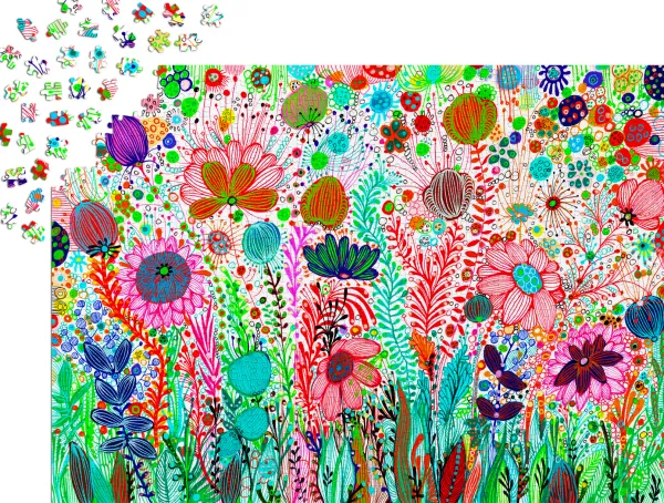 Enjoy Puzzle Blooming Wilderness* Forêts, Fleurs Et Jardins|Art