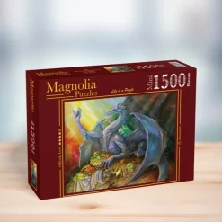 Magnolia Blue Dragon and Treasure* De 1 500 Pièces|De 1 500 Pièces