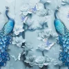 Enjoy Puzzle Blue Peacocks* Oiseaux|Déco Et Objets