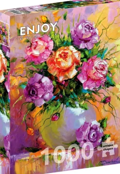 Enjoy Puzzle Bouquet de Roses* Forêts, Fleurs Et Jardins|Art