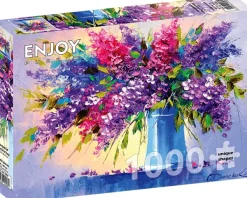 Enjoy Puzzle Bouquet of Lilacs in a Vase* Forêts, Fleurs Et Jardins|Art