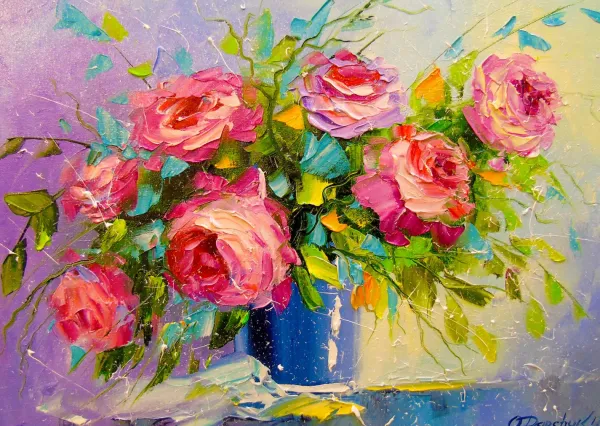 Enjoy Puzzle Bouquets de Roses* Déco Et Objets|Forêts, Fleurs Et Jardins