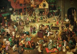 DToys Brueghel Pieter - Pieter Brueghel Le Vieux - The Fight Between Carnival and Lent* Art|De 1 000 Pièces