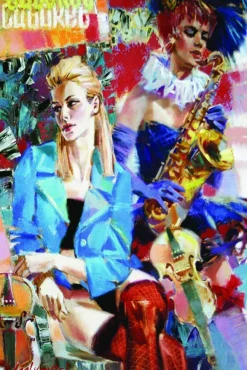 Gold Puzzle Cabaret*Femme Rétros Et Nostalgie|Musique, Danse, Instruments