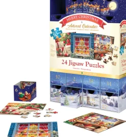 Eurographics Calendrier de l'Avent - Joyeux Noël - 24 Puzzles*Femme Déco Et Objets|Noël