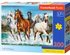 Castorland Call of Nature*Enfant À Partir De 9 Ans|Chevaux