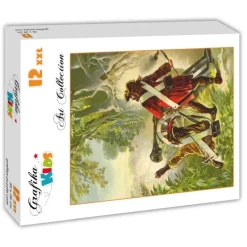 Grafika Kids Carl Offterdinger - Pièces XXL - Robinson Crusoe par Offterdinger & Zweigle*Enfant Puzzles Pour Enfants|Art Pour Les Enfants