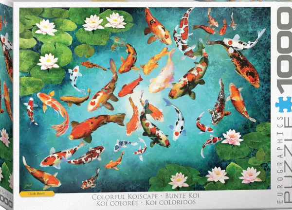 Eurographics Carpes Koi Colorées* Animaux Marins|De 1 000 Pièces