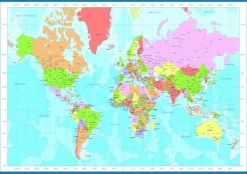Eurographics Carte du monde*Enfant Puzzles Pour Enfants|Cartes Du Monde