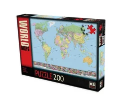 KS Games Carte du Monde (en Turc)*Enfant À Partir De 9 Ans|Cartes Du Monde