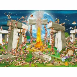 DToys Cartoon Collection - Stonehenge*Femme Humour, Satire Et Wasgij|Monuments