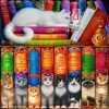 Bluebird Puzzle Cat Bookshelf*Femme Chats|Humour, Satire Et Wasgij