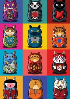 Magnolia Catryoshka*Enfant Puzzles Pour Enfants|Chats