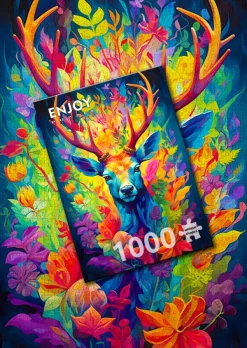 Enjoy Puzzle Cerf Couronné* Autres Animaux|Animaux Sauvages