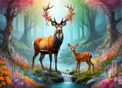 Alipson Puzzle Cerf Majestueux* Animaux De La Forêt|Forêts, Fleurs Et Jardins