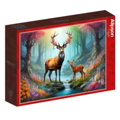 Alipson Puzzle Cerf Majestueux* Animaux De La Forêt|Forêts, Fleurs Et Jardins