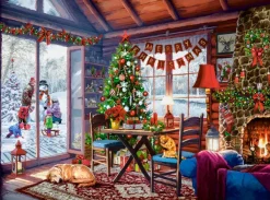 Castorland Chalet de Noël*Femme Noël|Cottages Et Châlets