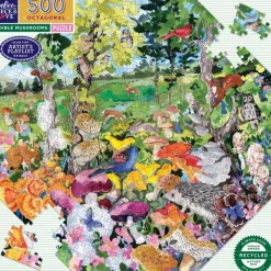 eeBoo Champignons Comestibles*Enfant Puzzles Pour Enfants|Carré