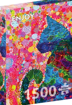 Enjoy Puzzle Chat Errant* De 1 500 Pièces|De 1 500 Pièces