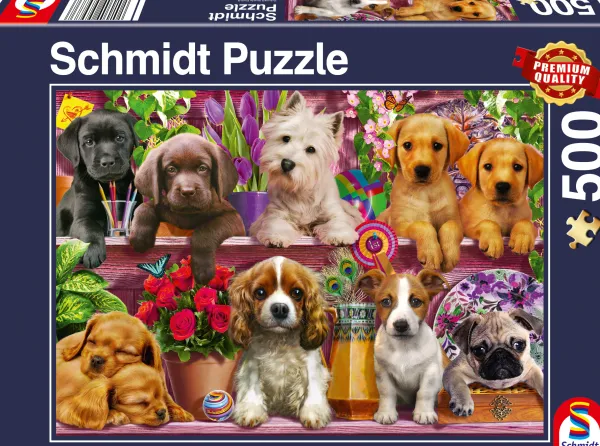 Schmidt Spiele Chiens sur l'Etagère* Chiens|De 500 À 999 Pièces