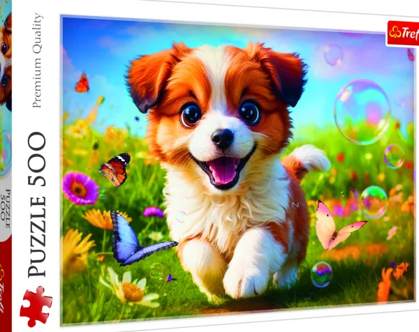 Trefl Chiot Heureux* Chiens|De 500 À 999 Pièces