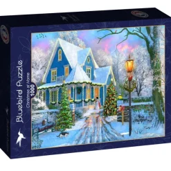 Bluebird Puzzle Christmas at Home*Femme Noël|Cottages Et Châlets