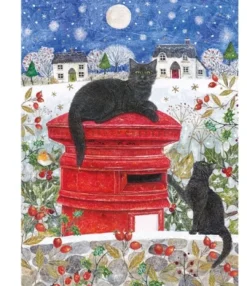 Otter House Puzzle Christmas Post*Femme Chats|Noël