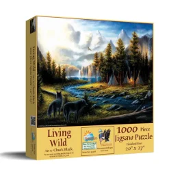 SunsOut Chuck Black - Living Wild*Femme Loups|Indiens